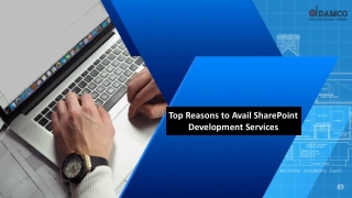 Top Reasons to Avail SharePoint Development Services