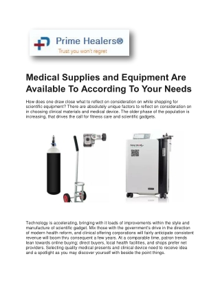 Oxygen Cylinder | Primehealers.com