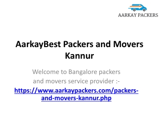 AarkayBest Packers and Movers Kannur, Movers and Packers in Kannur