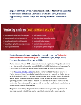 Industrial Robotics Market