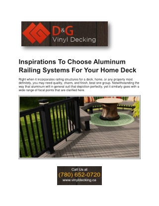 Residental Vinyl Decking | Vinyldecking.ca