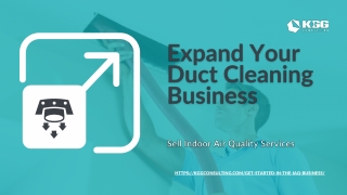 Duct Cleaners Should Sell Indoor Air Quality - Start Training Today