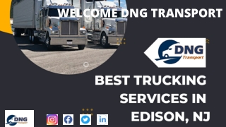 BEST TRUCKING SERVICES IN EDISON NJ USA