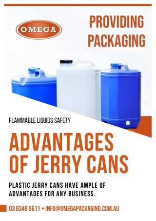 Play it safe with our fuel jerry cans