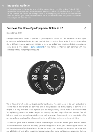 Purchase The Home Gym Equipment Online in NZ