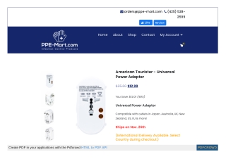 Universal Power Adapter