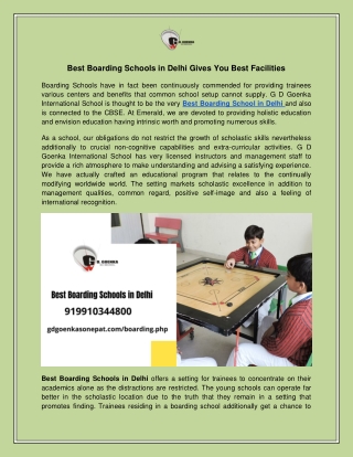 Looking for Find Best Boarding School in Delhi ?