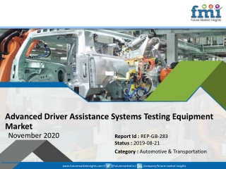 Advanced Driver Assistance Systems Testing Equipment Market