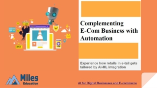 Complementing ECommerce with Automation