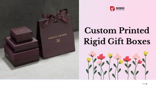 Custom Rigid Boxes | Printed Luxury Gift Packaging Wholesale
