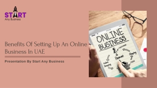 Benefits Of Setting Up An Online Business In UAE