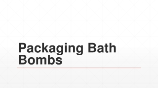 Get Attractive Printed Packaging Bath Bombs On Wholesale Rates