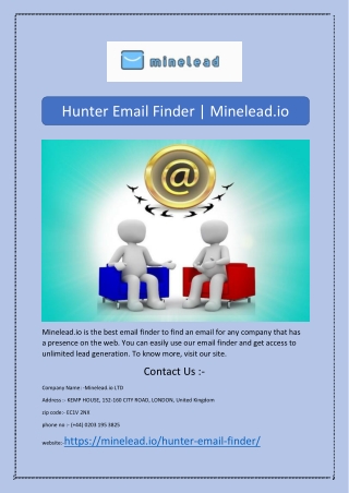 Hunter Email Finder | Minelead.io