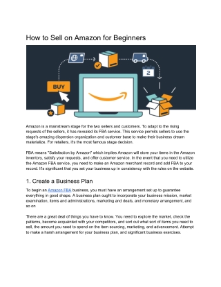 How to Sell on Amazon for Beginners