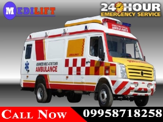 Get Credible and Affordable ICU Road Ambulance Service in Varanasi and Ranchi by Medilift