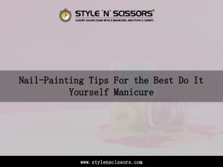 Nail-Painting Tips For the Best Do It Yourself Manicure