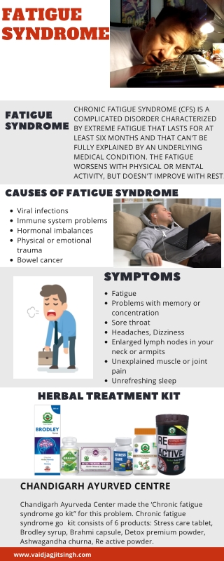 Chronic Fatigue Syndrome - Causes, Symptoms & Herbal Treatment