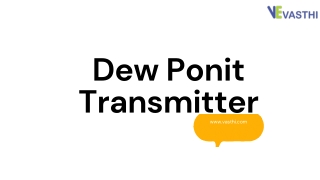 Dew Point Transmitter In Hyderabad