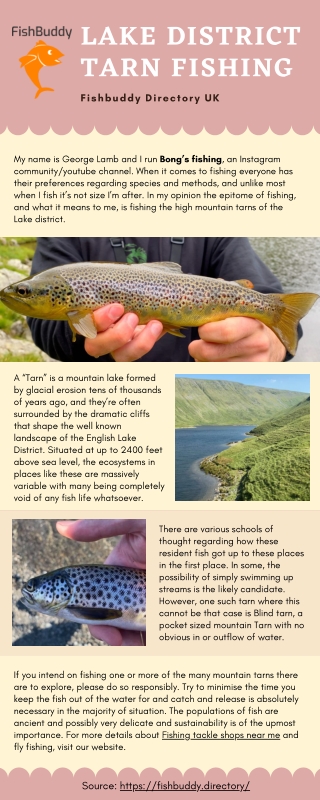 Lake District Tarn Fishing | Fishing Spots in the UK