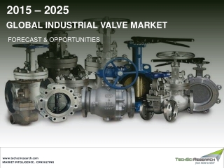 Global industrial valves market is forecast to surpass $ 84 billion by 2025