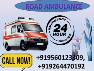 Top Class Road Ambulance Service in Patna and Varanasi by Medivic Ambulance