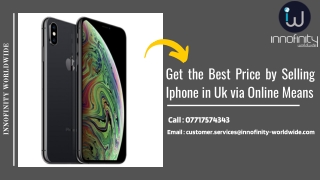 Get the Best Price by Selling Iphone in Uk via Online Means