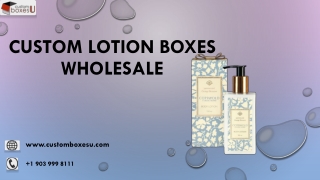 Custom lotion boxes wholesale Material in Texas,USA