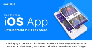 How to Learn iOS App Development in 5 Easy Steps