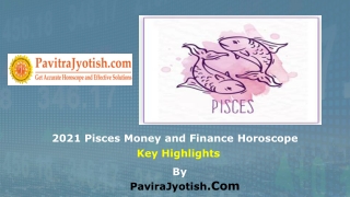 2021 Pisces Money and Finance Horoscope