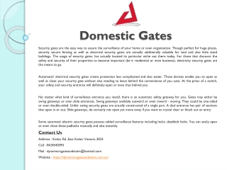 Affordable Gates