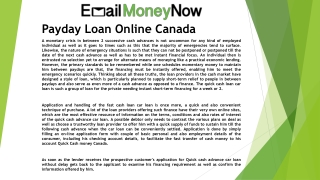 Payday Loan Online Canada