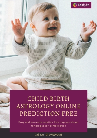 Child birth astrology online prediction free: solution for pregnancy complication