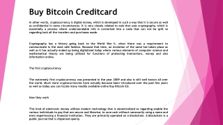 Buy Bitcoin Creditcard