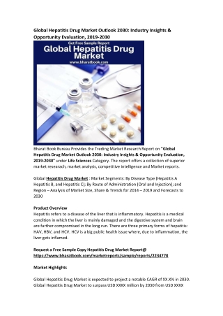 Global Hepatitis Drug Market Research Report Forecast 2030