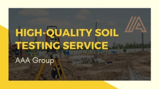 Best Soil Testing Company in Brooklyn, NY | AAA Group