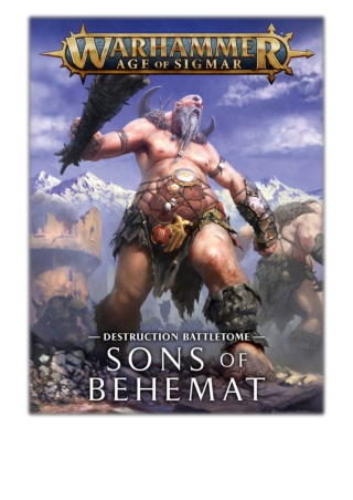 [PDF] Free Download Battletome: Sons of Behemat By Games Workshop