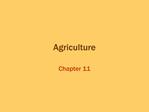 Agriculture