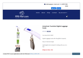 Digital Luggage Scale
