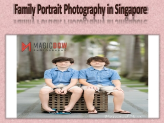 Family Portrait Photography in Singapore