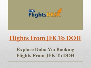 Flights From JFK To DOH