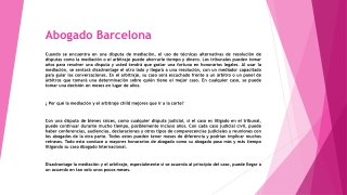 Abogado Barcelona