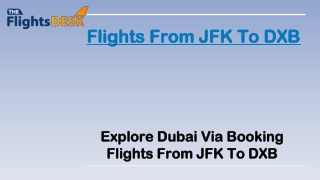 Flights From JFK To DXB