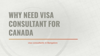 Canada immigration consultants in Bangalore