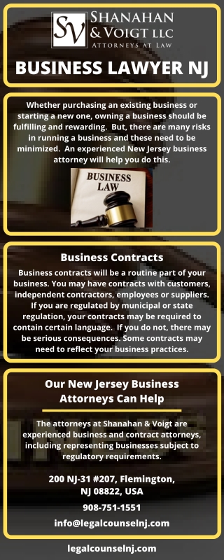 Business Lawyer NJ