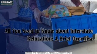 All You Need to Know about Interstate Relocation: A Brief Overview