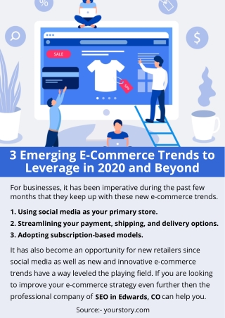 3 Emerging E-Commerce Trends to Leverage in 2020 and Beyond
