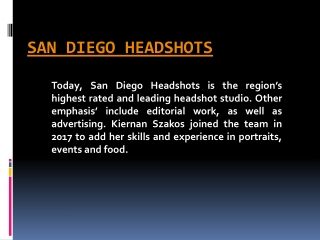 San Diego Headshots