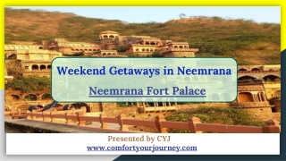 Best Wedding Venues in Neemrana | Neemrana Fort Palace