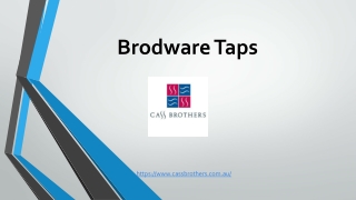 Brodware Taps