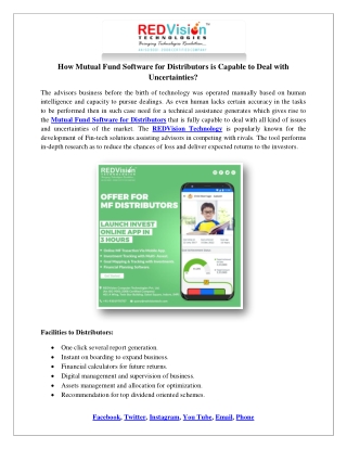 Why Mutual Fund Software for Distributors is Essential for Businesses?